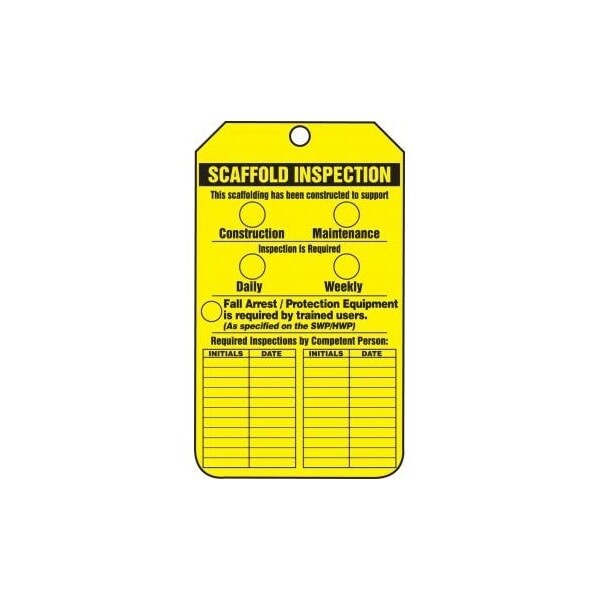 Accuform Danger, Self-Laminating RP-Plastic, 3-1/4 in Width, 0.55 in Height, , 5 PK TRS318PTM - main